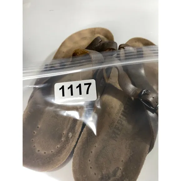 Mephisto Helen Leather Thong Sandals Women's Size 41 US 11
