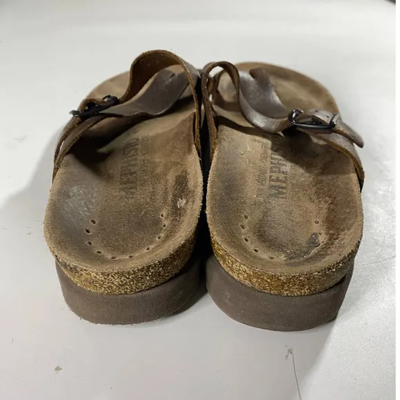 Mephisto Helen Leather Thong Sandals Women's Size 41 US 11