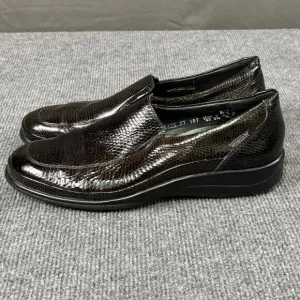 Mephisto Loafers Men 9.5 Air Jet Leather Slip On Snakeskin Preppy Quiet Luxury