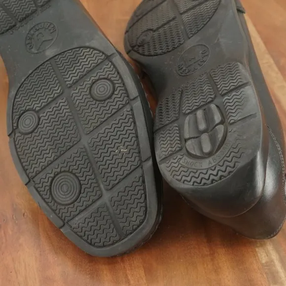 Mephisto Mens Edlef Loafers Slip On Shoes Black Leather Size 12 US