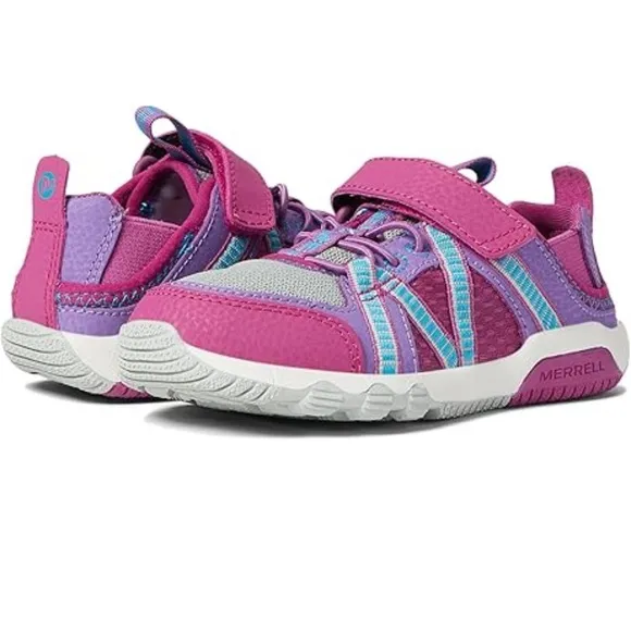 Merrell Kids fuchsia purple and Blue Sneakers size 2