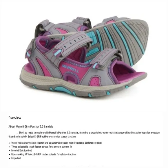 'MERRELL' PANTHER SANDALS