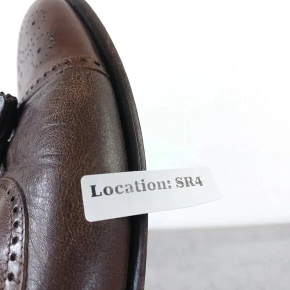 Mezlan Havana Tassel Loafers Mens 7.5 Dress Shoes Cap Toe Brown Leather Spain