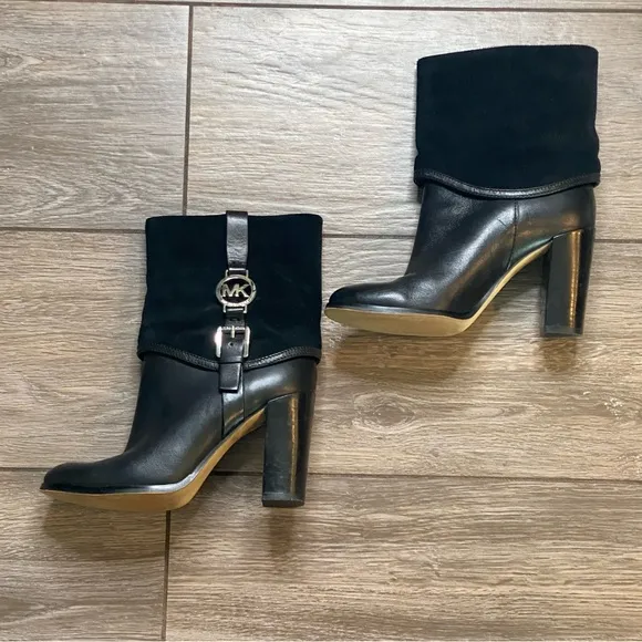 Michael Kors 6.5 Black Felton Boots