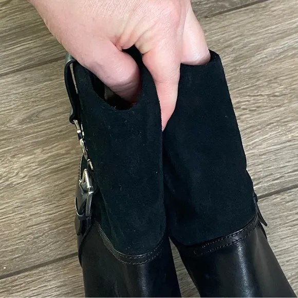 Michael Kors 6.5 Black Felton Boots