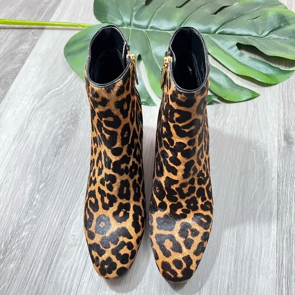 Michael Kors Elsa Mid Bootie Cheetah. Hair-calf  ✨brand new✨ No box
