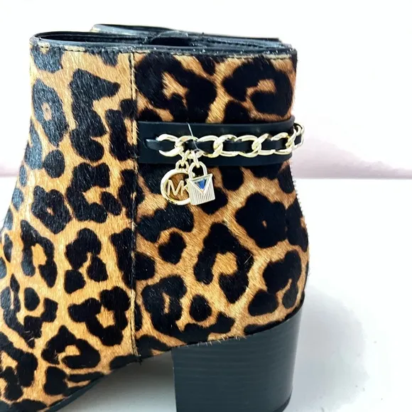Michael Kors Elsa Mid Bootie Cheetah. Hair-calf  ✨brand new✨ No box