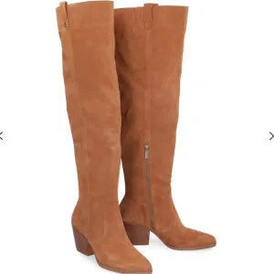 Michael KORS Harlow Suede OTK Boots