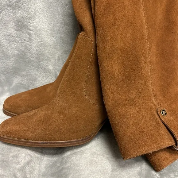 Michael KORS Harlow Suede OTK Boots