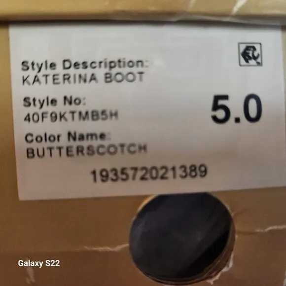 Michael Kors Katerina Calf Hair Women's Knee-High Boots 5M. NIB