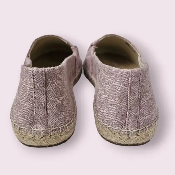 MICHAEL KORS Kendrick Espadrille Slip On Flats Women’s Size 7 Pink Rare NEW