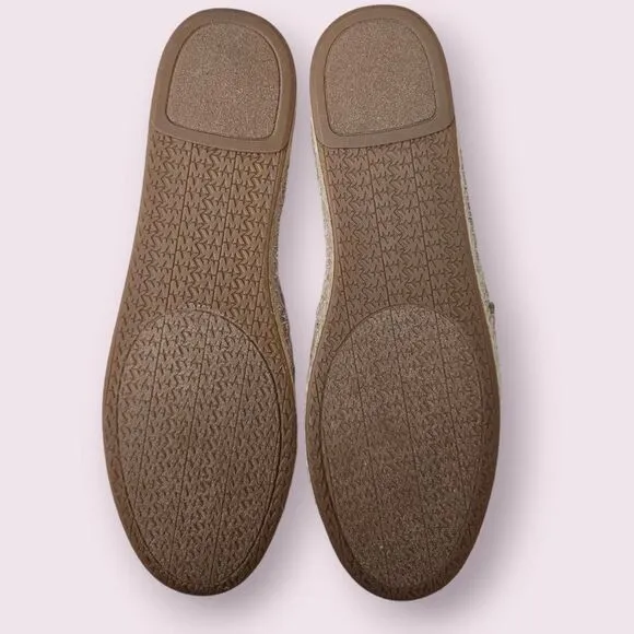 MICHAEL KORS Kendrick Espadrille Slip On Flats Women’s Size 7 Pink Rare NEW