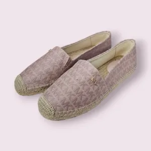 MICHAEL KORS Kendrick Espadrille Slip On Flats Women’s Size 7 Pink Rare NEW