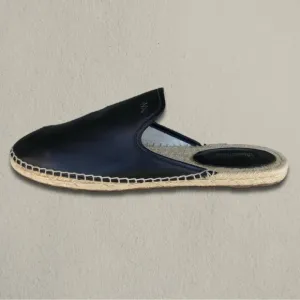 MICHAEL KORS LEATHER SLIDE ESPADRILLES