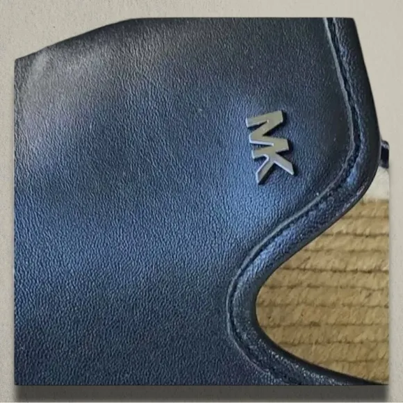 MICHAEL KORS LEATHER SLIDE ESPADRILLES