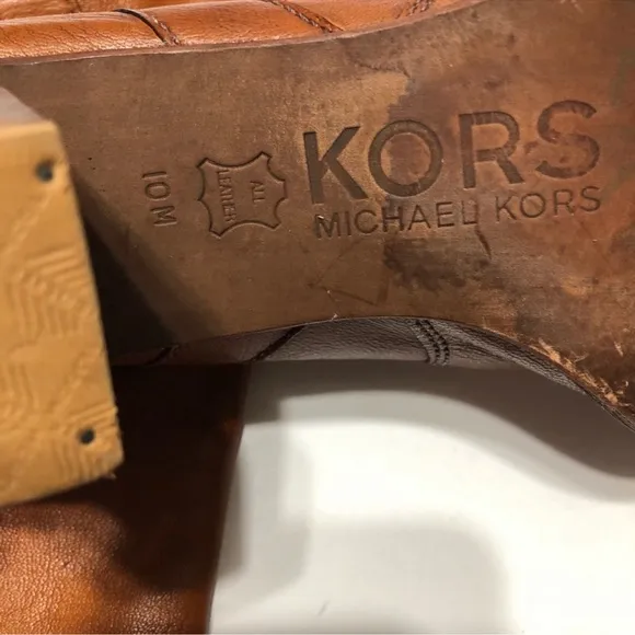 Michael Kors Pebbled Leather Pullon Boots