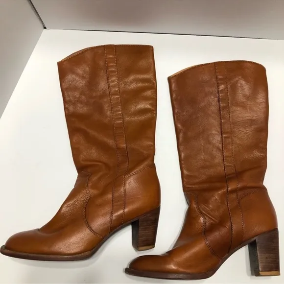 Michael Kors Pebbled Leather Pullon Boots