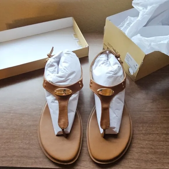 Michael Kors Plated Thong Sandal Size 11
