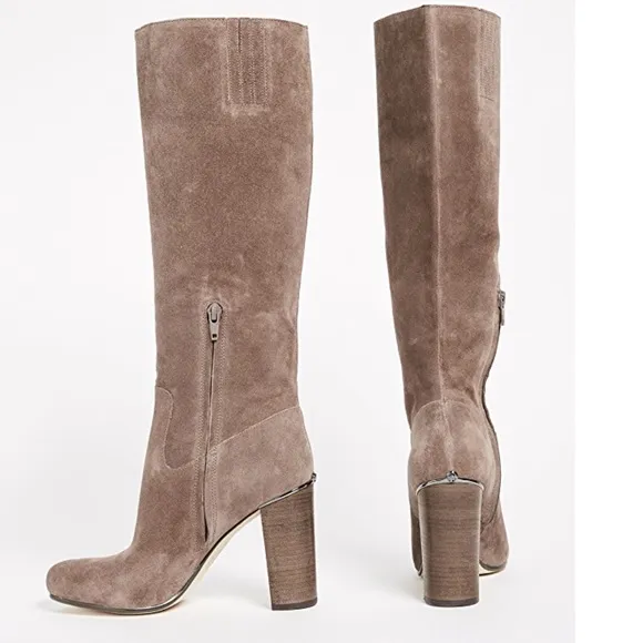 MICHAEL KORS SUEDE KNEE HIGH BOOTS NIB SIZE 10