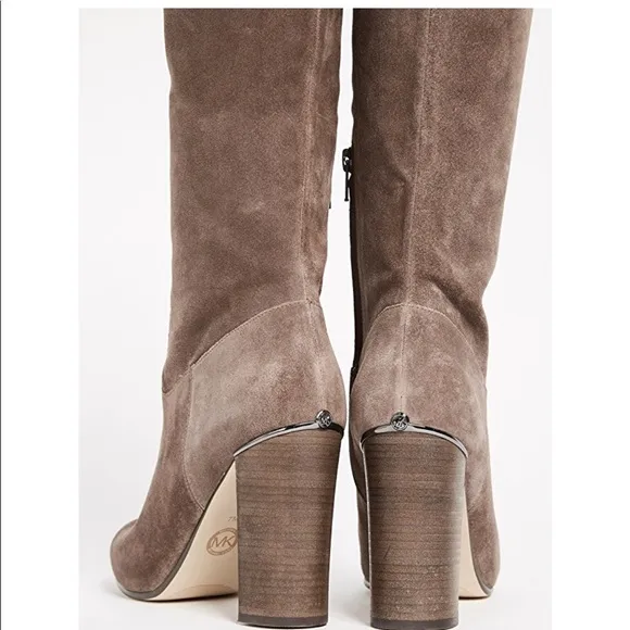 MICHAEL KORS SUEDE KNEE HIGH BOOTS NIB SIZE 10