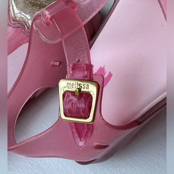 Mini Melissa Girl's Aranha Lip Sandals size toddler 10 NWT