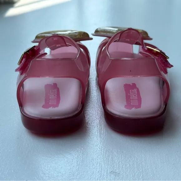 Mini Melissa Girl's Aranha Lip Sandals size toddler 10 NWT