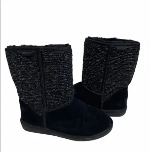 MINNETONKA | boots shearling wool woven sz 8