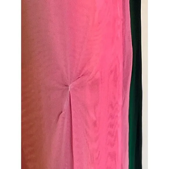 Misa Los Angeles Vanessa Dress in Cali Ombre Medium New as-is Womens Midi Long