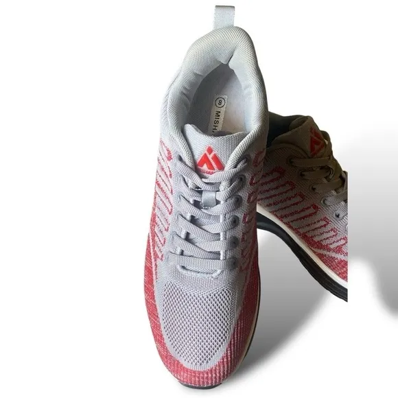 MISHANSHA Men’s Walking Running Travel Gym Sneakers  Fatigue Reviver Size 8