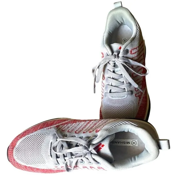 MISHANSHA Men’s Walking Running Travel Gym Sneakers  Fatigue Reviver Size 8