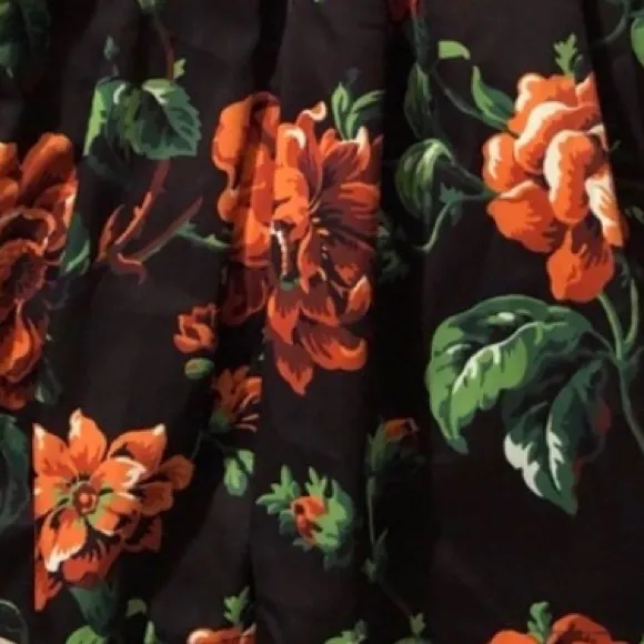 Miu Miu Floral Silk Faille Mini Skirt ASO Mindy