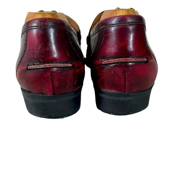Miz Mooz Shelby Burnished Leather Loafers Size 8