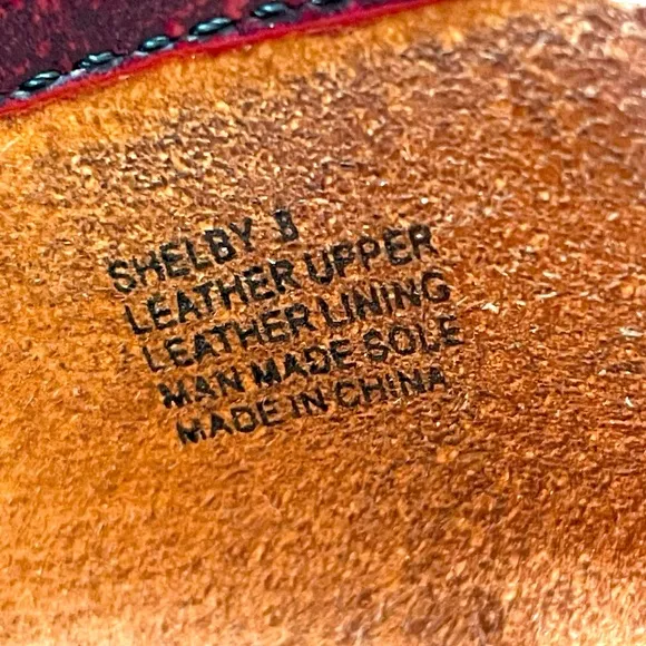 Miz Mooz Shelby Burnished Leather Loafers Size 8