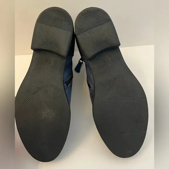 Miz Mooz Siggy Ankle Boots Blue Size 36 Wide