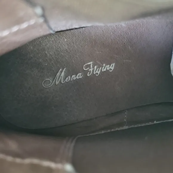 Mona Flying Leather‎ Chelsey Boots Size 9.5