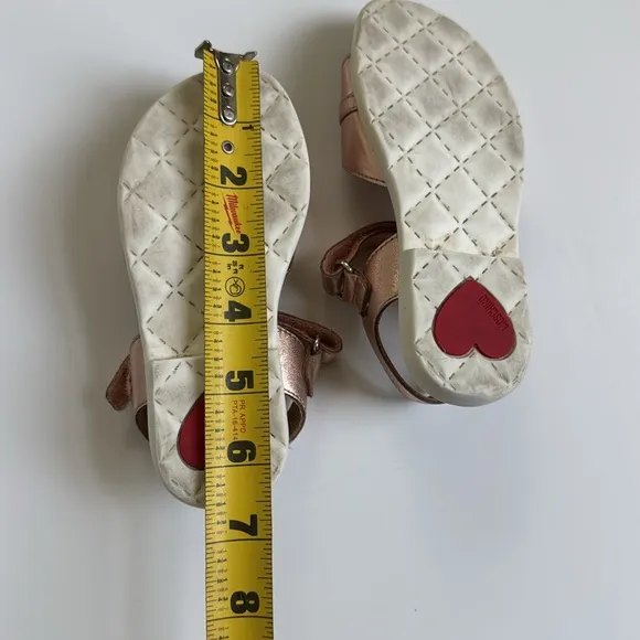 Moschino Kids Metallic Sandals 25 EU