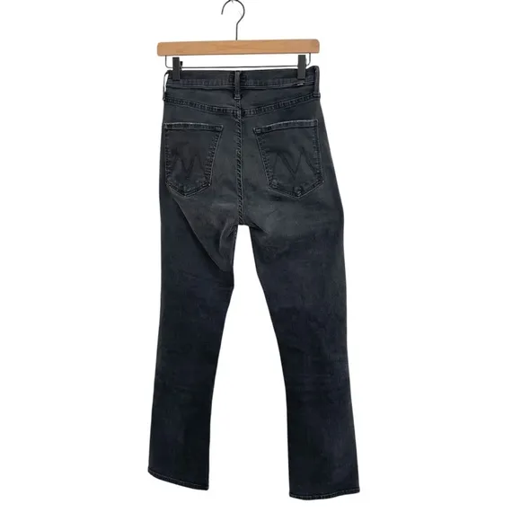 MOTHER High Waisted Rider Ankle in Not Guilty Black- EUC, 26