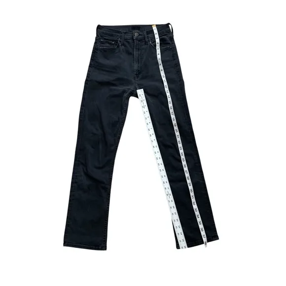 MOTHER High Waisted Rider Ankle in Not Guilty Black- EUC, 26