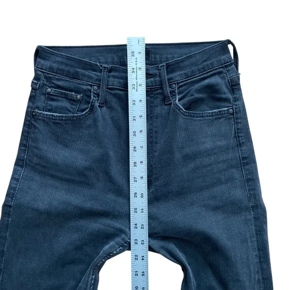 MOTHER High Waisted Rider Ankle in Not Guilty Black- EUC, 26