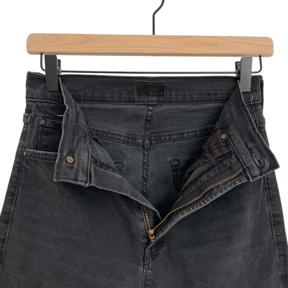 MOTHER High Waisted Rider Ankle in Not Guilty Black- EUC, 26