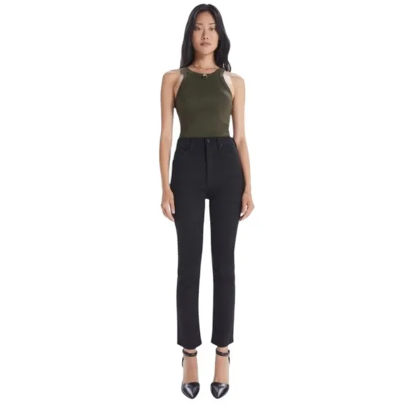 MOTHER High Waisted Rider Ankle in Not Guilty Black- EUC, 26