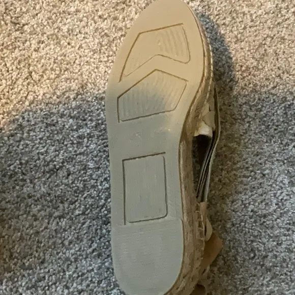 Naguisa Soc Espadrilles Beige and Leather EU 37