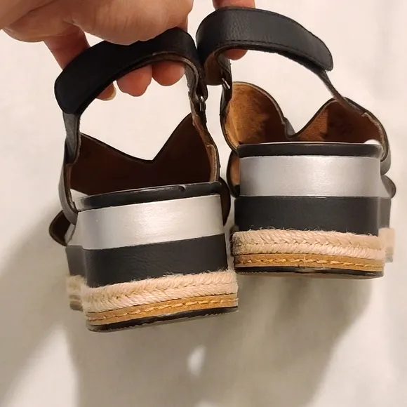 NATURALIZER Baya Crossband Espadrille Slingback Sandals Size 8 NWOT