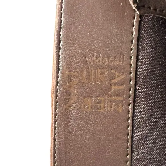 Naturalizer Brown Leather Wide Calf Knee High Boots Jessie Women’s Size 8.5W