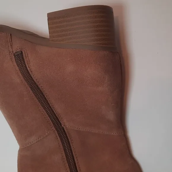 Naturalizer Suede Riding Boot, Style - Kailyn, Medium Width, Wide Calf, …