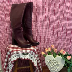 NATURALIZER  (WIDE CALF) Genn-Align High Shaft Boots WINE-BURGUNDY