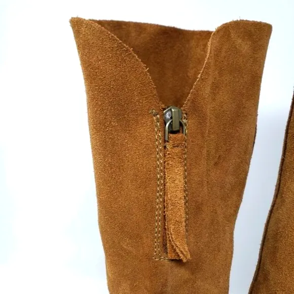 Naughty Monkey Brown Leather Boots