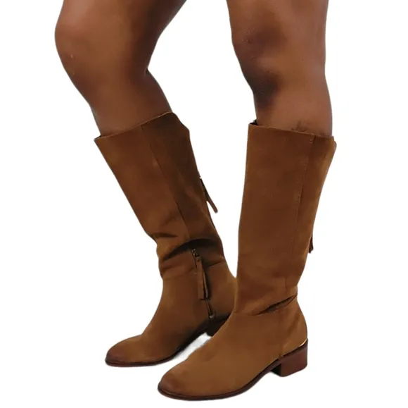 Naughty Monkey Brown Leather Boots