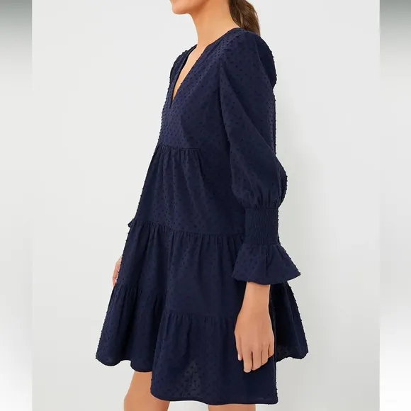 Navy Swiss Dot Kenzo DressPOMANDER PLACE