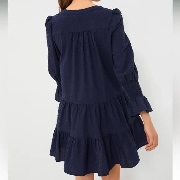 Navy Swiss Dot Kenzo DressPOMANDER PLACE